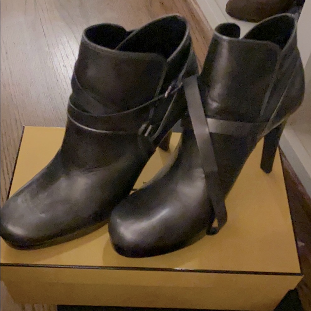 Elie Tahari Dark Charcoal Boots